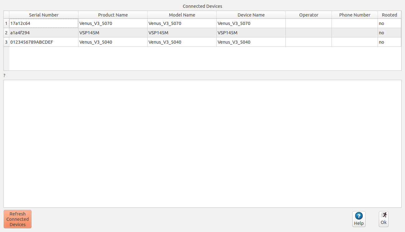 uTAFS Read Logs Page