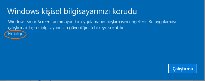 uTAFS Windows Installation - Warning1